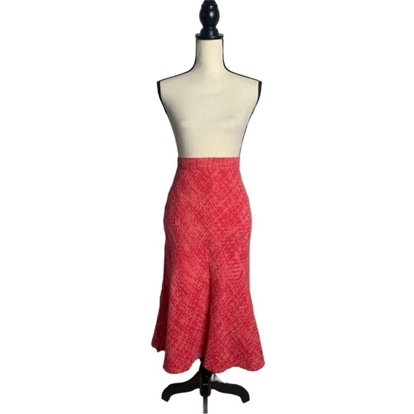 Marc Jacob’s collection runway y2k tweed Barbie peach skirt - Picture 4 of 12